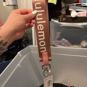 Lululemon Never Lost Keychain